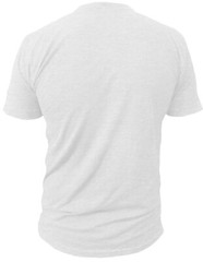 Gym Life® BLANK Tee Men’s Athletic T-Shirt Work Out Exercise Fitness Shirt White