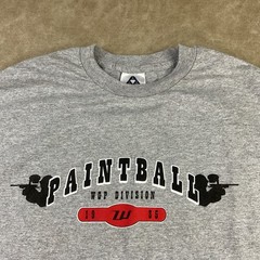 Vintage WGP Paintball T-Shirt Men Sz XL Worr Games Division Graphic Tee Y2K Rare