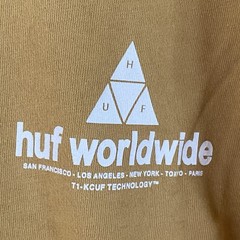 HUF Worldwide Triangle Men Graphic All Cotton Size Small