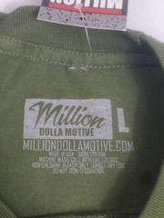 Trappers Graphic By Million Dollar Motive T-Shirt Men’s Large Green Short Sleeve