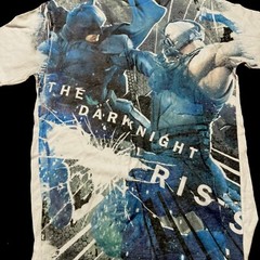 The Dark Knight Rises Batman Vs Bane DC Comics AOP Men’s Sz S Small T-shirt