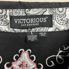 Victorious Los Angeles Embroiled Long Sleeve Shirt Size L