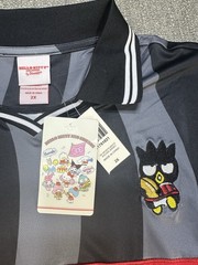 Sanrio Badtz-Maru Striped Soccer Jersey MEN’S 2XL 2X BoxLunch NEW (54-56) Hello