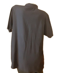 Perry Ellis Polo Dark Navy Short Sleeve 3 Buttons Side Slits Men’s Size XL