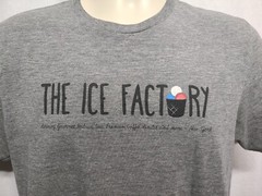 The Ice Factory serving Gourmet Italian Ices Premium Coffee Adult S Gray TShirt