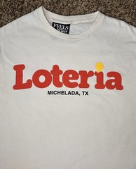Feels So Good Loteria Michelada TX What’s Cooking Shirt MD 19” X 26”