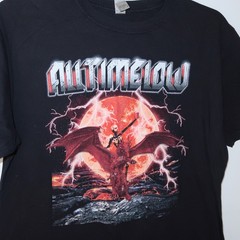 All Time Low On Tour Forever T-Shirt 2021 Size Large Music Concert Live Band