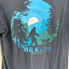 The Duck Company Bigfoot Walk on the Wild Side Bryson City NC T Shirt Size S