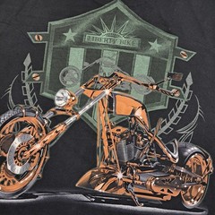 American Chopper T Shirt L Men’s Black Cotton Vintage Biker Retro Graphic Summer