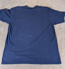 Vtg Alaska Outfitters Wolf Cityscape XXL Men’s Navy T-shirt