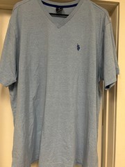 US Polo association Mens T-shirt Lite Blue
