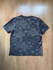 AllSaints Floral T-Shirt – Black – 100% Cotton – Size M – Made in Portugal