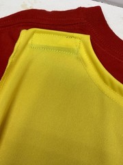 DC Comics Batman Originals Size Medium Robin Red Tee Shirt Yellow Removable Cape