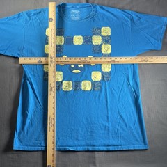 Adventure Time Shirt Mens XL Blue Loot Wear Exclusive Cartoon Characters Tee