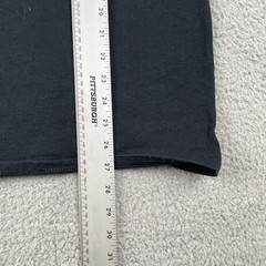 Famous Brand Jet L Black Shirt 100% Cotton Knit Classic Boxy Fit Classic Logo