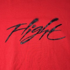 Jordan Flight Script T-Shirt Mens Large Red Jumpman Logo Short Sleeve