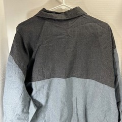The Foundry Supply Co Young Men’s 3XL Long Sleeve Shirt Button Down 2 Tone Gray