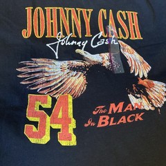Johnny Cash The Man in Black Country T-Shirt Size XL 54 Eagle Ring Of Fire