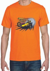 Adult DryBlend® T-Shirt – (YELLOW DRAGSTER LEGENDS – HOT ROD)