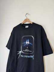Vintage Final Destination 2 Movie Semi Truck Mirror Promo Black Tee Shirt RARE