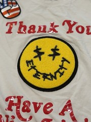 Rare Eternity BC/AD Thank You Have A Nice Life Embroidered Smiley ✌️Men’s Sz L