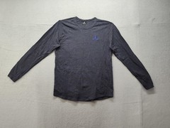 Jordan Shirt Mens XL Gray Long Sleeve Jumpman Logo Basketball Crewneck Tee