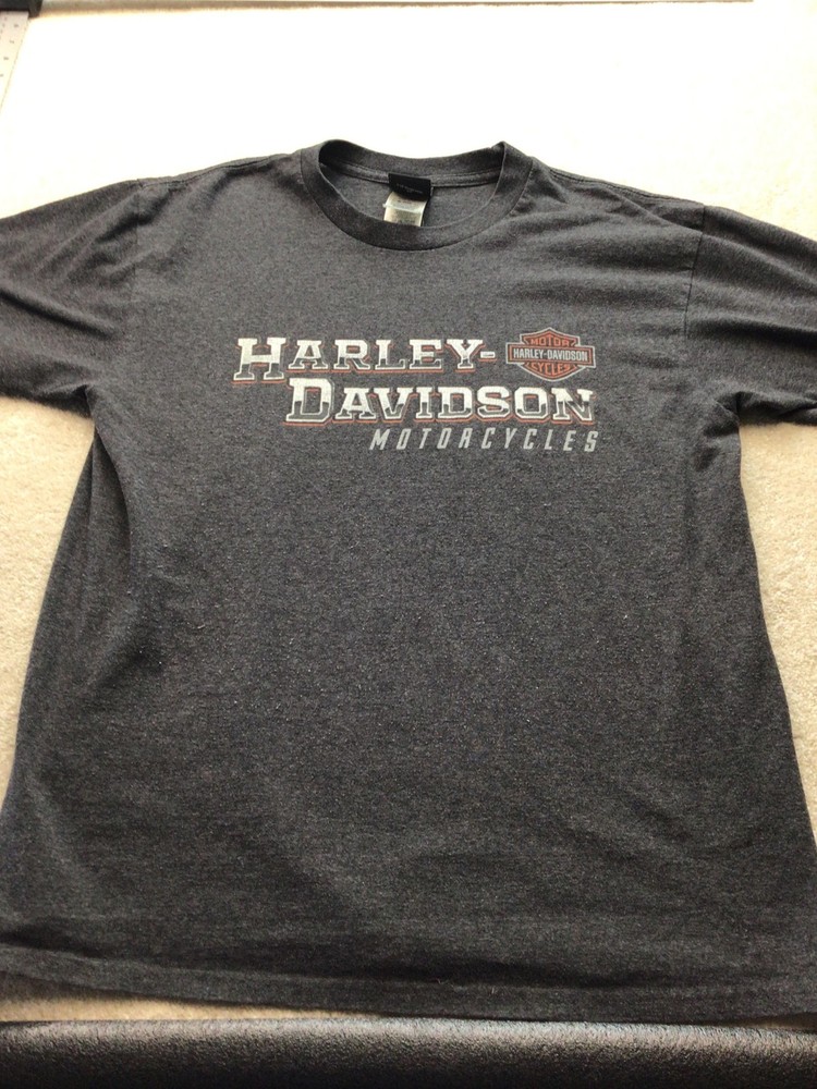 Harley-Davidson Hillbilly Shirt Mens Large Gray Gatlinburg TN Motorcycle Tee