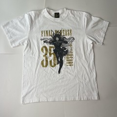 FINAL FANTASY 35th Anniversary T-shirt – White – Square Enix One Size Japan