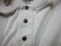 Pendleton Henley Shirt Mens 2XL Gray Long Sleeve 3 Button Knit Casual