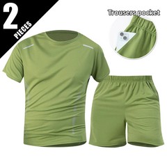 1/2Pcs Men’s Summer Solid Color Mix And Match Short-sleeved Young Men’s Loose