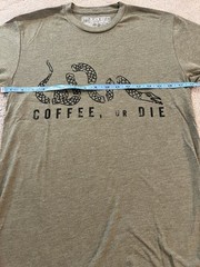 Coffee or Die Snake Black Rifle Coffee Company Olive T Shirt Men’s Small