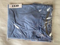 Speedo Men’s UPF 50+ Rash Guard Shirt Medium Blue Swim Top Short Sleeve Athletic