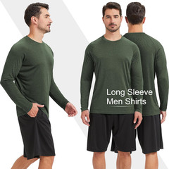7 Pack Long Sleeve Shirts for Men UPF 50+ UV Sun Protection Quick Dry Moisture W