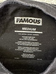 Famous Stars and Straps Lost Paradise Graphic Tee Shirt BlackSize Medium