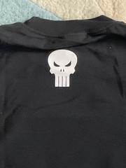 Vintage Y2K Marvel Mad Engine Punisher Logo Shirt XL very Clean