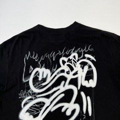 Domrebel Shirt Men Medium Graffiti Sketch Street Graphic Fire Work Party Core Go