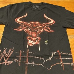 Travis Scott Cactus Jack x WWE – The Rock Brahma Bull Know Your Role T Shirt (L)
