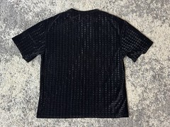 SHEIN, Men’s Textured Black Pattern Short Sleeve Tshirt, X Large