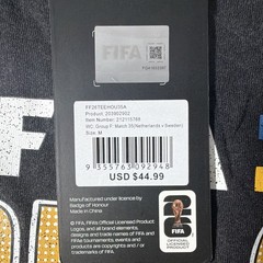 OFFICIAL FIFA World Cup 2026 Netherlands vs Sweden Match 35 Shirt 6/20/26 Size M
