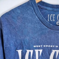 Ice Cube Mineral Wash It Was a Good Day Blue Tee Retro Graphic Mens Medium M Rap