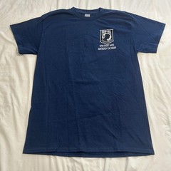 Gildan Mens Navy POW MIA VFW Post 6435 American Freedom Graphic T-Shirt Size M