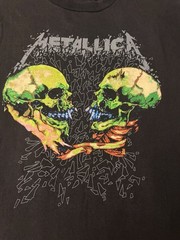 Vintage Metallica Shirt Mens Large Faded Black Sad But True Two Sided 1991 Band