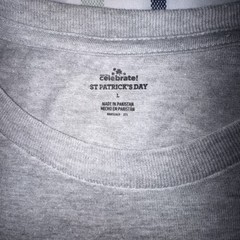 Way To Celebrate St Patrick’s Day T-Shirt Men Light Grey Size L NWOT