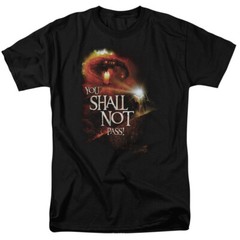 The Lord of the Rings You Shall Not Pass Licensed Adult T-Shirt