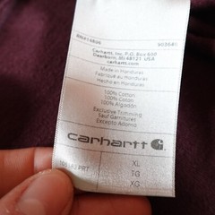 Carhartt Shirt Mens Extra Large Red Workout Campfire Workout Exercise T Top