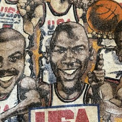 NWT Vintage 1992 Dream Team Barcelona Olympic T Shirt XL Michael Jordan NBA