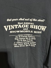 Vintage Frost N Exhaust Black T Shirt 3XL Snowmobile Get Your Sled Out The Shed