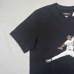 Nike Air Jordan T Shirt Mens Large Black Flight MVP Jumpman Birmingham Barons