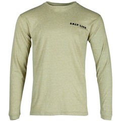 Salt Life Adult Size L Unisex Olive Heather Green Tee Salty SALTLIFE NWT NEW