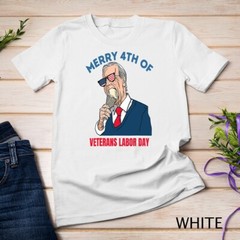 Joe Biden Confused Merry 4th of Of July Veterans Labor Day Unisex T-shirt